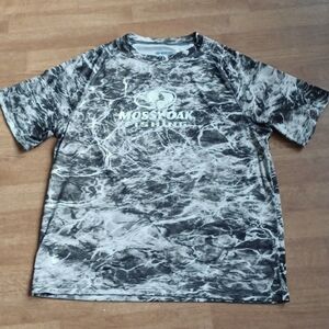 Mossy Oak Fishing Shirt green men's size large